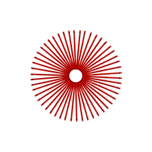 Load image into Gallery viewer, 50 Jewel Spokes - 18&quot; - Candy Apple Red