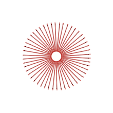 Load image into Gallery viewer, 50 Jewel Spokes - 18&quot; - Gloss Red
