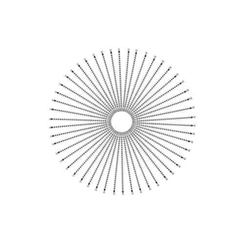 50 Jewel Spokes - 18" - Polish