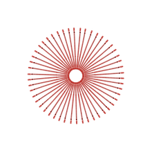 Load image into Gallery viewer, 50 Jewel Spokes - 21&quot; - Gloss Red