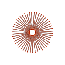 Load image into Gallery viewer, 50 Smooth Spokes - 21&quot; - Copper