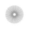 50 Smooth Spokes - 21" - Polish