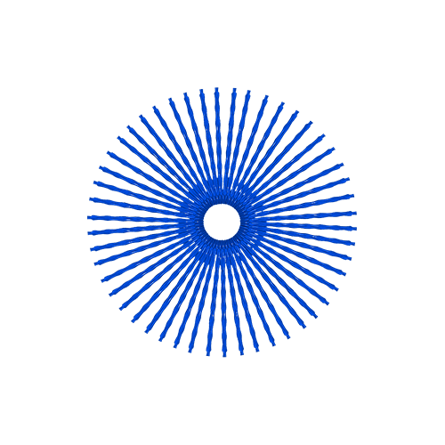 50 Twista Spokes - 17" - Lolly Pop Blue