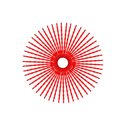 50 Twista Spokes - 21" - Candy Apple Red