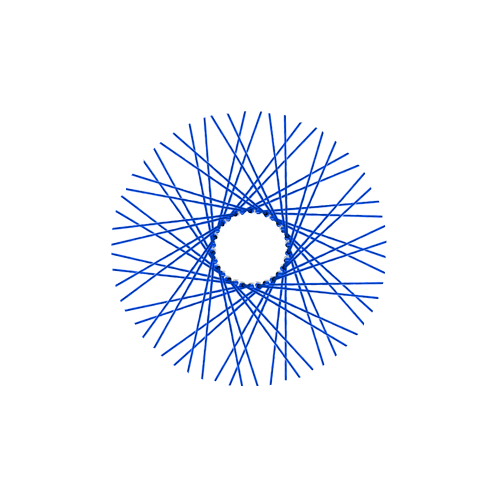 60 Diamond Spokes - 17" - Lolly Pop Blue