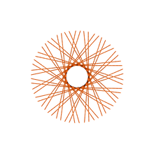 Load image into Gallery viewer, 60 Diamond Spokes - 18&quot; - Copper