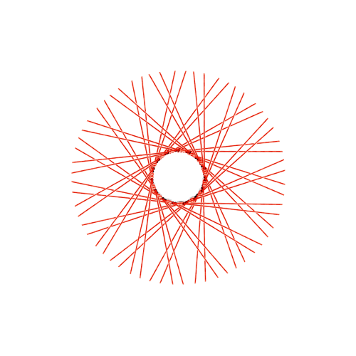 60 Diamond Spokes - 18" - Gloss Red