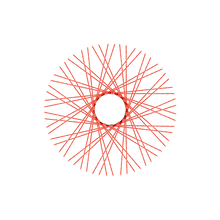 Load image into Gallery viewer, 60 Diamond Spokes - 18&quot; - Gloss Red