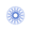 60 Diamond Spokes - 18" - Lolly Pop Blue