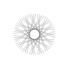 60 Diamond Spokes - 18" - Polish