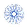 60 Diamond Spokes - 21" - Lolly Pop Blue