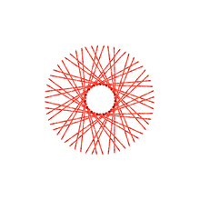 Load image into Gallery viewer, 60 New Diamond Spokes - 16&quot; - Gloss Red