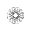 60 New Diamond Spokes - 17" - Gloss Black