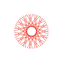 Load image into Gallery viewer, 60 New Diamond Spokes - 17&quot; - Gloss Red