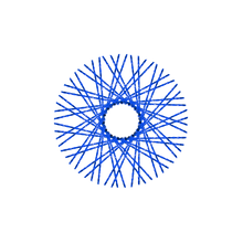 Load image into Gallery viewer, 60 New Diamond Spokes - 17&quot; - Lolly Pop Blue