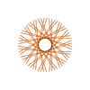 60 New Diamond Spokes - 18" - Copper