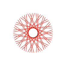 Load image into Gallery viewer, 60 New Diamond Spokes - 18&quot; - Gloss Red