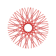 Load image into Gallery viewer, 60 New Diamond Spokes - 21&quot; - Candy Apple Red