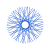 60 New Diamond Spokes - 21" - Lolly Pop Blue