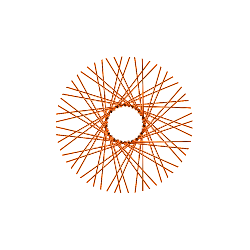 60 Smooth Spokes - 16" - Copper