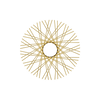 60 Smooth Spokes - 18" - Brass