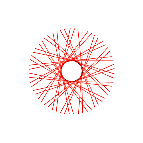 60 Smooth Spokes - 18" - Gloss Red