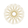 60 Smooth Spokes - 21" - Brass