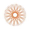 60 Smooth Spokes - 21" - Copper
