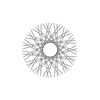 60 Twisted Spokes - 16" - Chrome