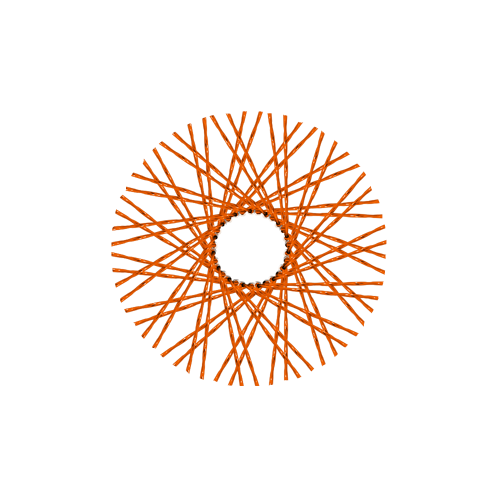 60 Twisted Spokes - 17" - Copper