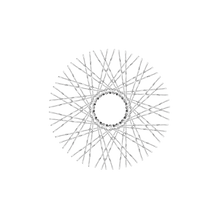 Load image into Gallery viewer, 60 Twisted Spokes - 17&quot; - Polish