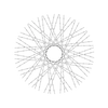 60 Twisted Spokes - 21" - Polish