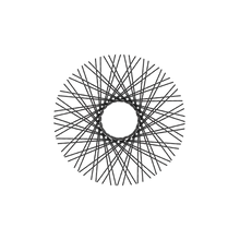 Load image into Gallery viewer, 80 Diamond Spokes - 16&quot; - Gloss Black