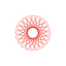 Load image into Gallery viewer, 80 Diamond Spokes - 16&quot; - Gloss Red