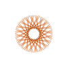 80 Diamond Spokes - 17" - Copper