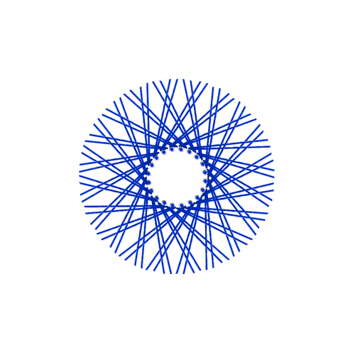 80 Diamond Spokes - 17" - Lolly Pop Blue