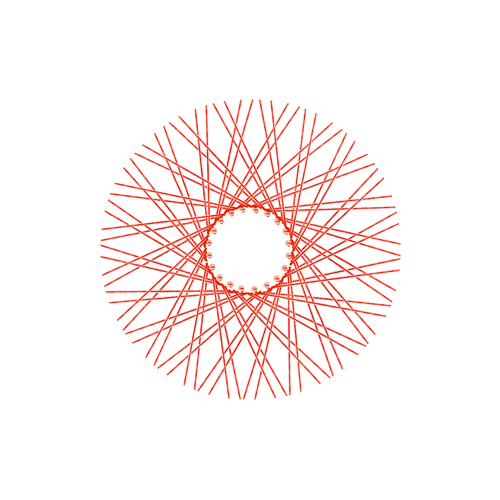 80 Diamond Spokes - 18" - Gloss Red