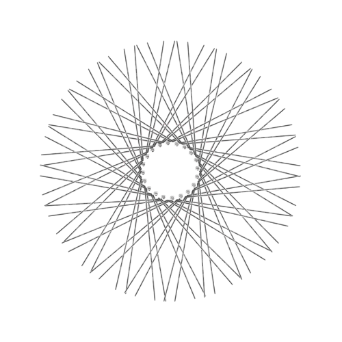 80 Diamond Spokes - 21" - Polish