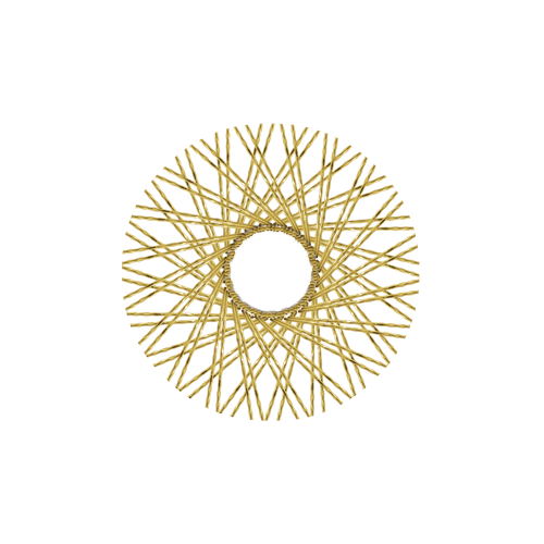 80 New Diamond Spokes - 16" - Brass