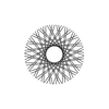 80 New Diamond Spokes - 16" - Gloss Black