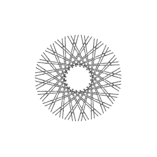 80 New Diamond Spokes - 17" - Chrome