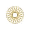 80 New Diamond Spokes - 18" - Brass