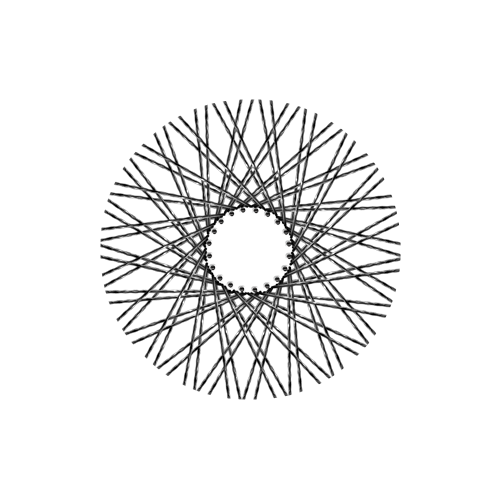 80 New Diamond Spokes - 18" - Gloss Black