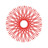 80 New Diamond Spokes - 21" - Candy Apple Red