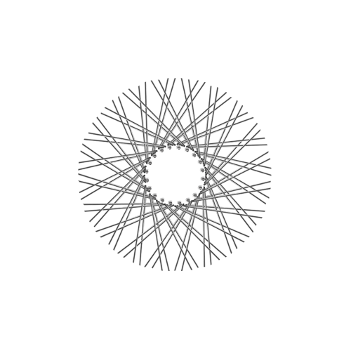 80 Smooth Spokes - 17" - Chrome