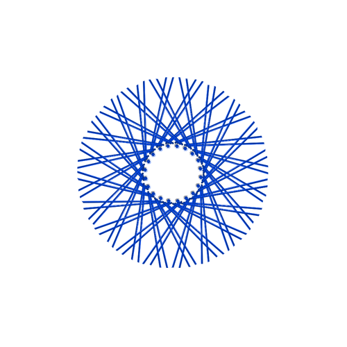 80 Smooth Spokes - 17" - Lolly Pop Blue