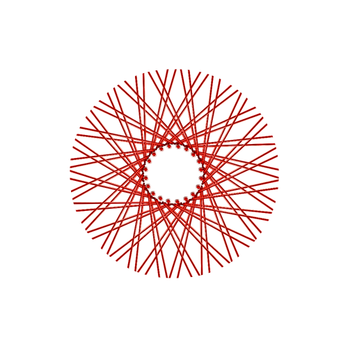 80 Smooth Spokes - 18" - Candy Apple Red