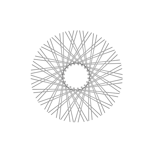80 Smooth Spokes - 18" - Polish