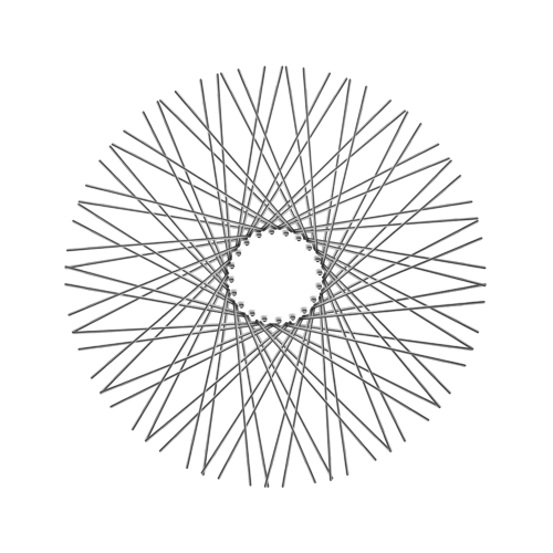 80 Smooth Spokes - 21" - Chrome