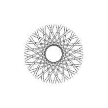 Load image into Gallery viewer, 80 Twisted Spokes - 16&quot; - Chrome